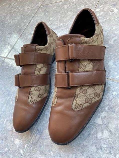 gucci monogram velcro sneakers|custom made gucci shoes.